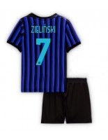Inter Milan Piotr Zielinski #7 Kotipaita Lasten 2025-26 Lyhythihainen (+ shortsit)
